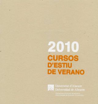 CURSOS DE VERANO UA 2010